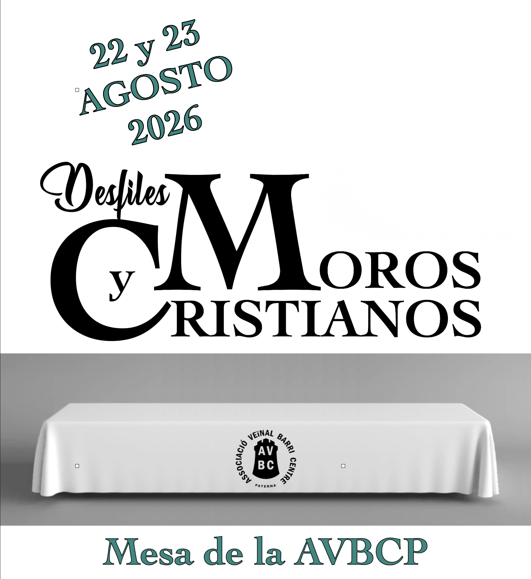 Mesa Desfiles Moros y Cristianos 2026